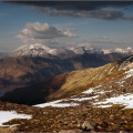 The Mamores from Beinn a Bheithir